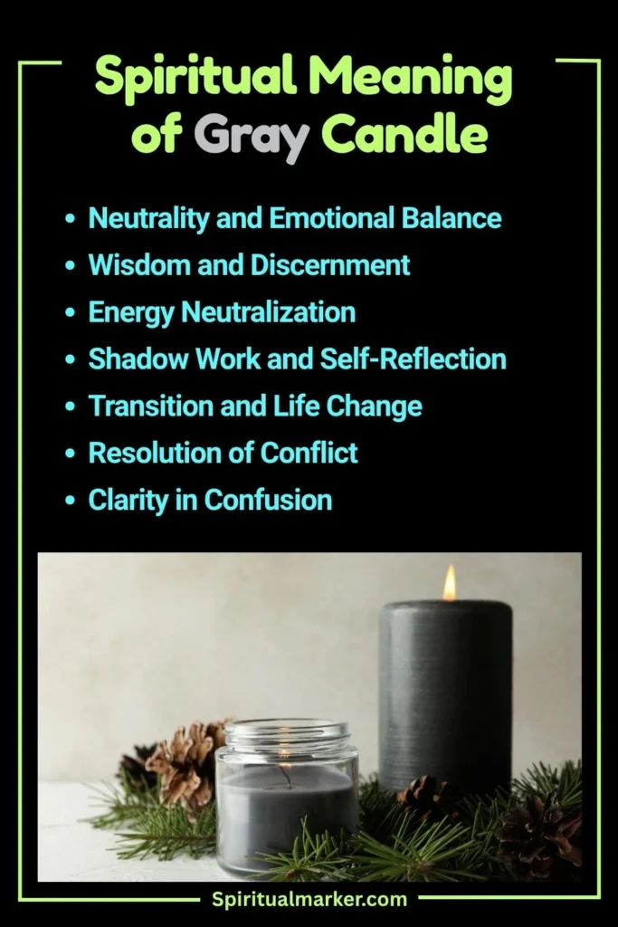 Spiritual Meaning of a Gray Candle, and Its Symbolism
