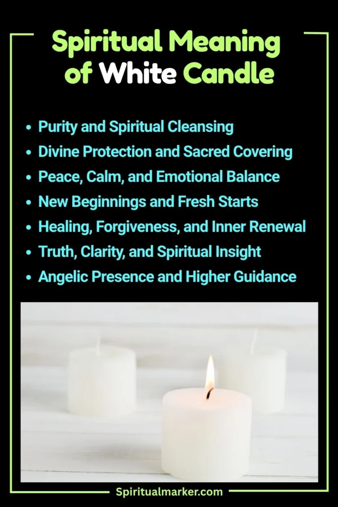 Spiritual Meaning of a White Candle, and Its Symbolism
