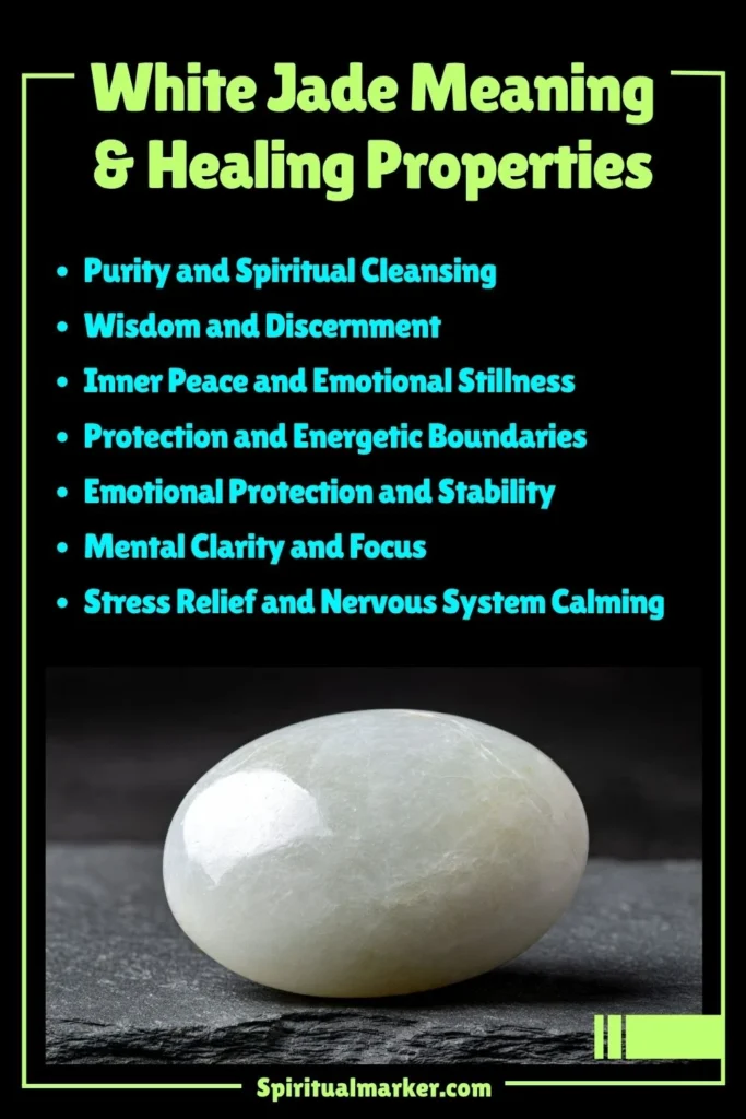 White Jade Meaning, Healing Properties and Spiritual Symbolism