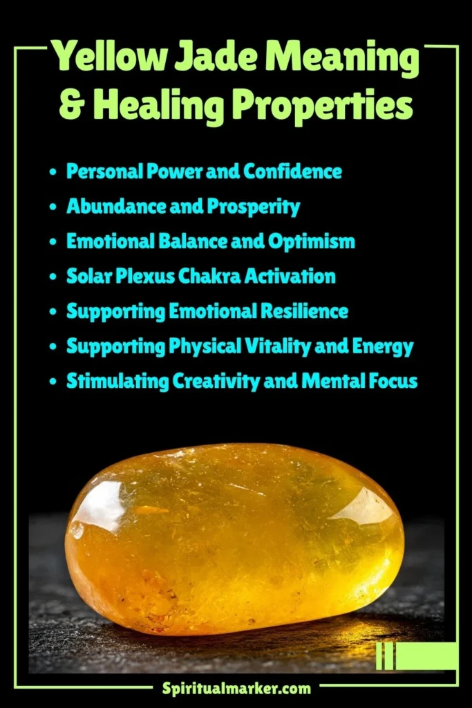 Yellow Jade Meaning, Healing Properties and Spiritual Symbolism