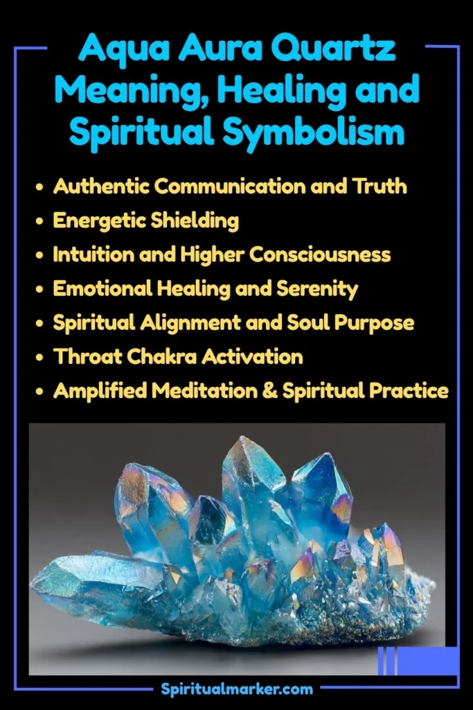 Aqua Aura Quartz Meaning, Healing Properties, and Spiritual Symbolism