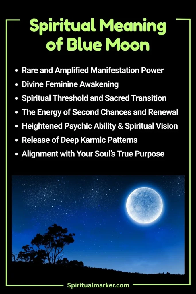 Blue Moon Spiritual Meaning and Symbolism