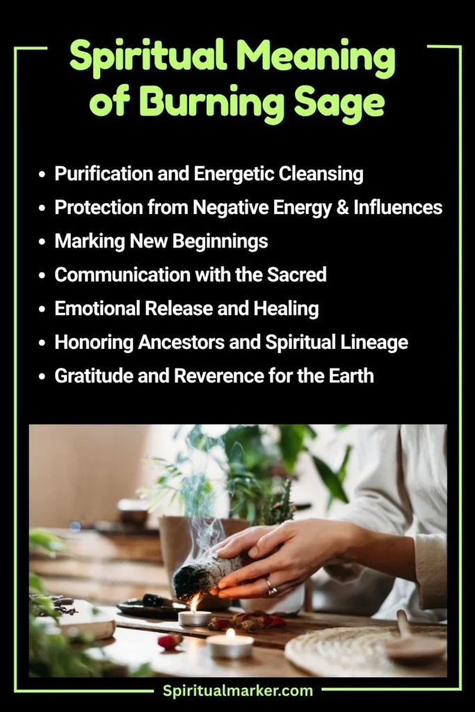 Burning Sage Spiritual Meaning and Symbolism
