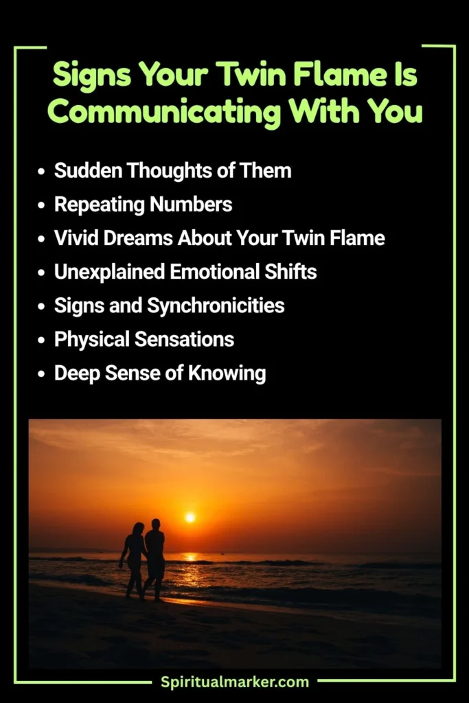 Clear Signs Your Twin Flame Is Communicating With You