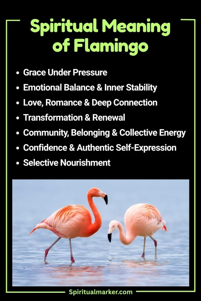 Flamingo Spiritual Meaning and Symbolism