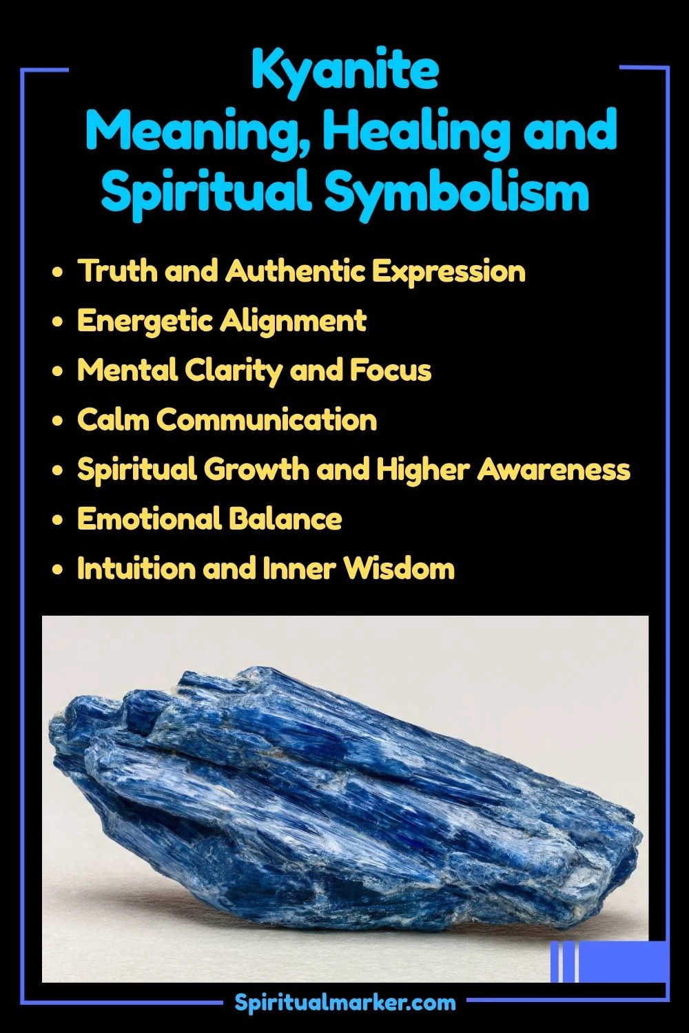 Kyanite Meaning, Healing Properties, and Spiritual Symbolism