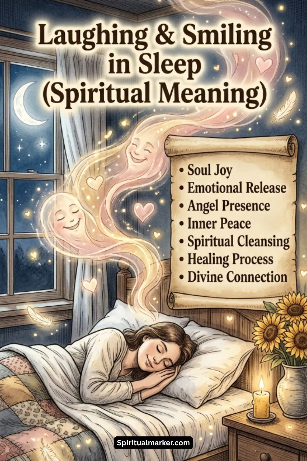 Laughing and Smiling in Sleep Spiritual Meaning