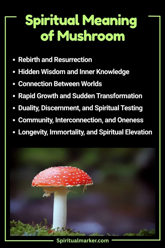 Mushroom Spiritual Meaning and Symbolism
