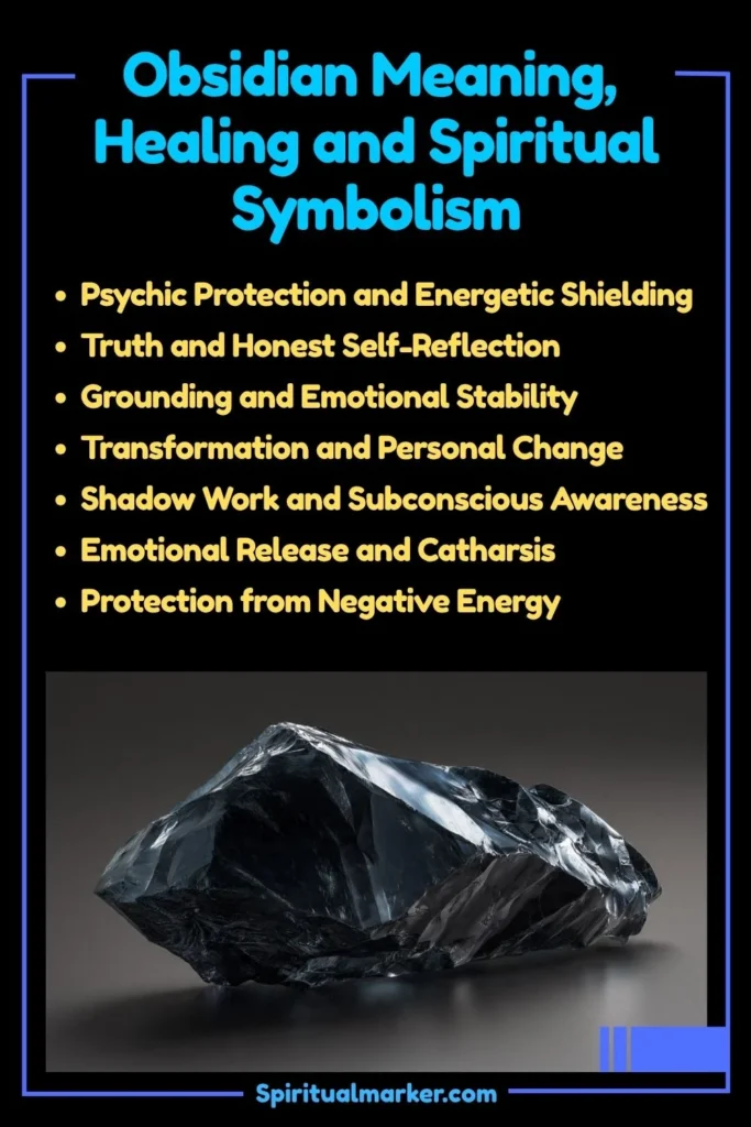 Obsidian Meaning, Healing Properties, and Spiritual Symbolism