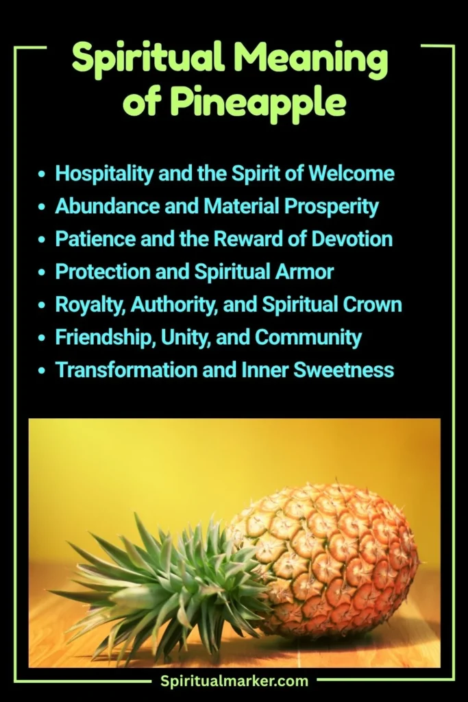 Pineapple Spiritual Meaning and Symbolism