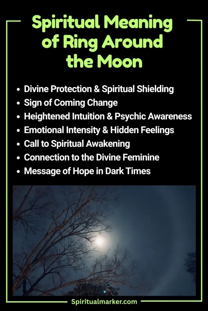Ring Around the Moon Spiritual Meaning and Symbolism