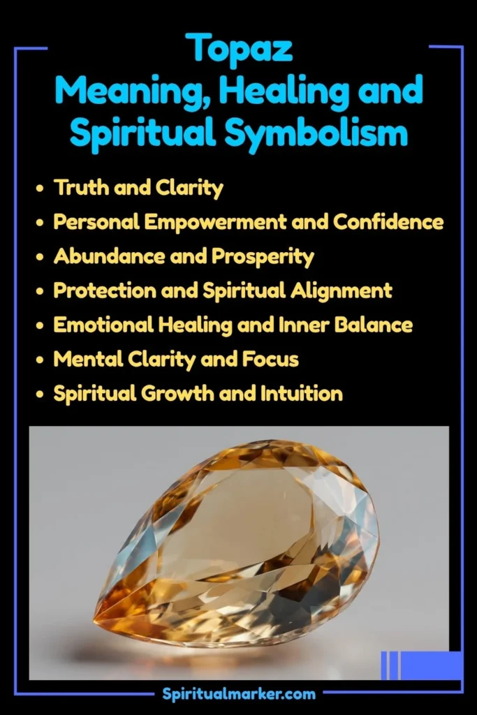 Topaz Meaning, Healing Properties, and Spiritual Symbolism