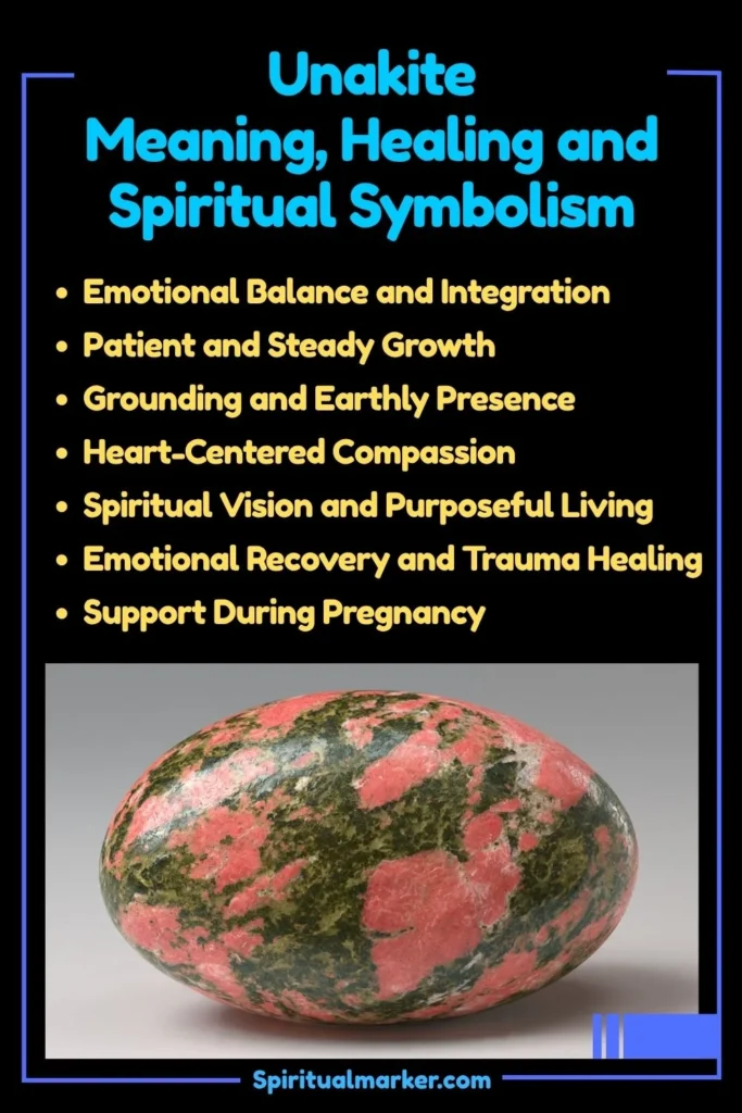 Unakite Meaning, Healing Properties, and Spiritual Symbolism