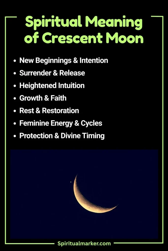 Waxing and Waning Crescent Moon Spiritual Meaning and Symbolism
