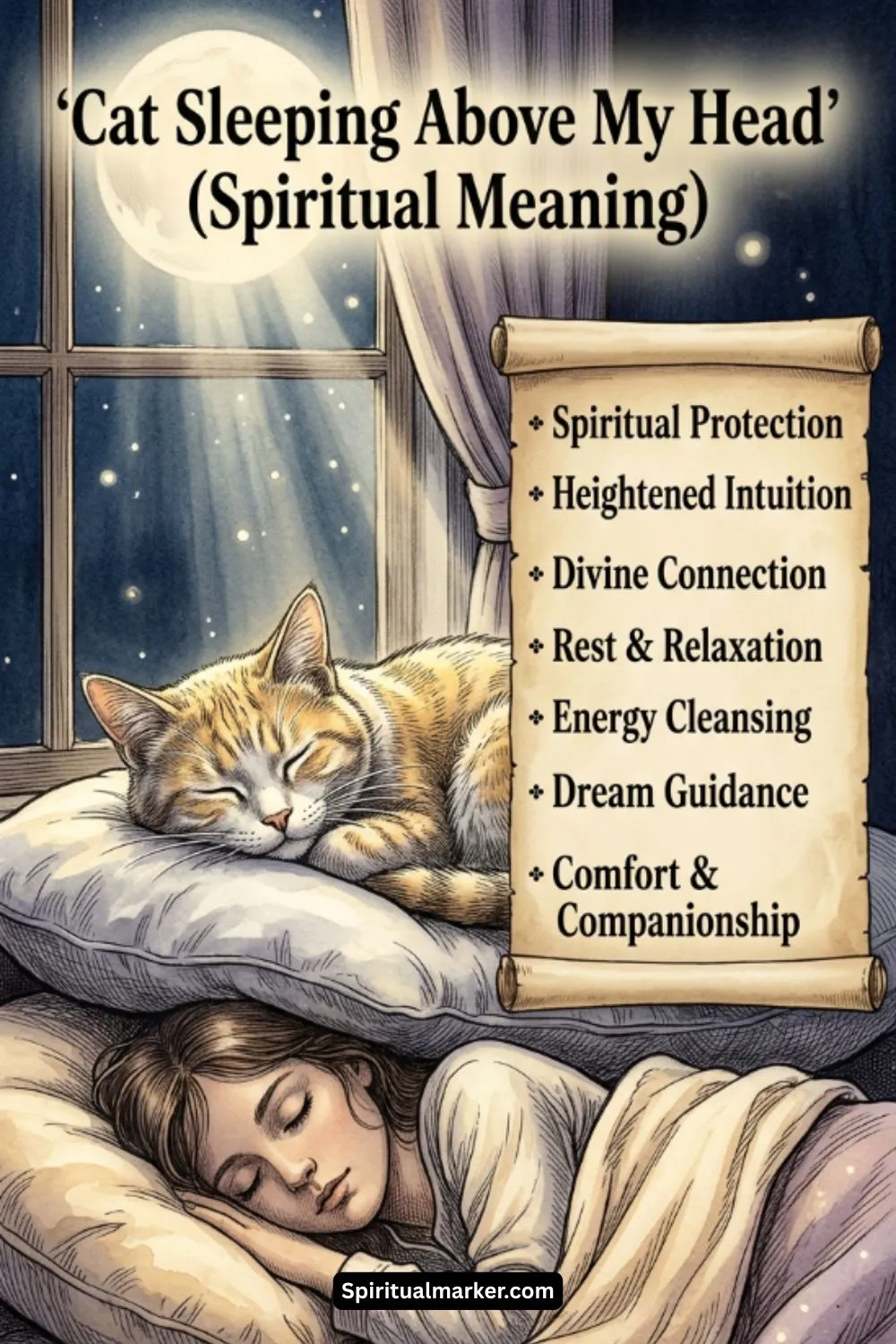 Spiritual Meaning of Cat Sleeping Above My Head