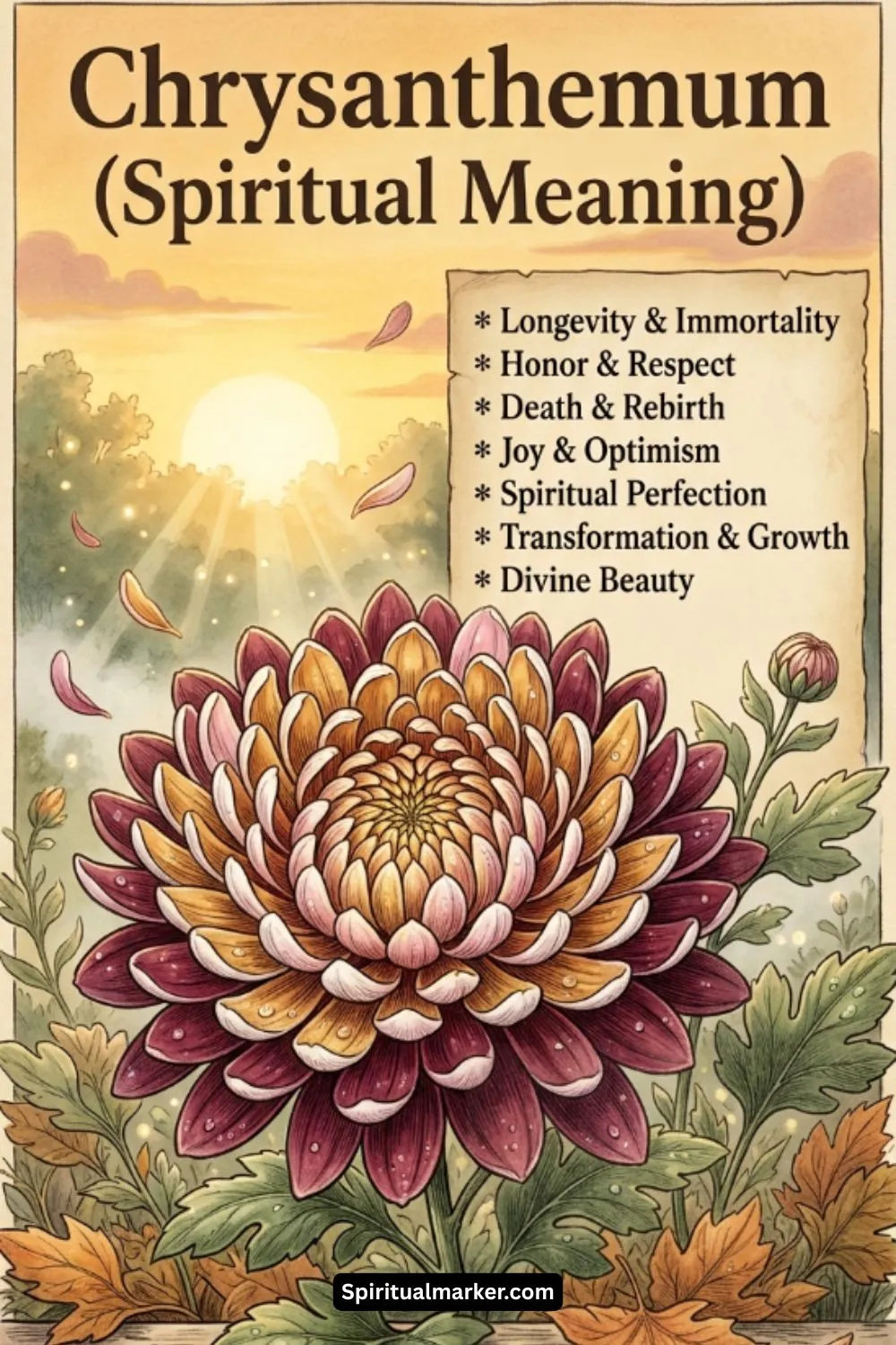 Spiritual Meaning of Chrysanthemum