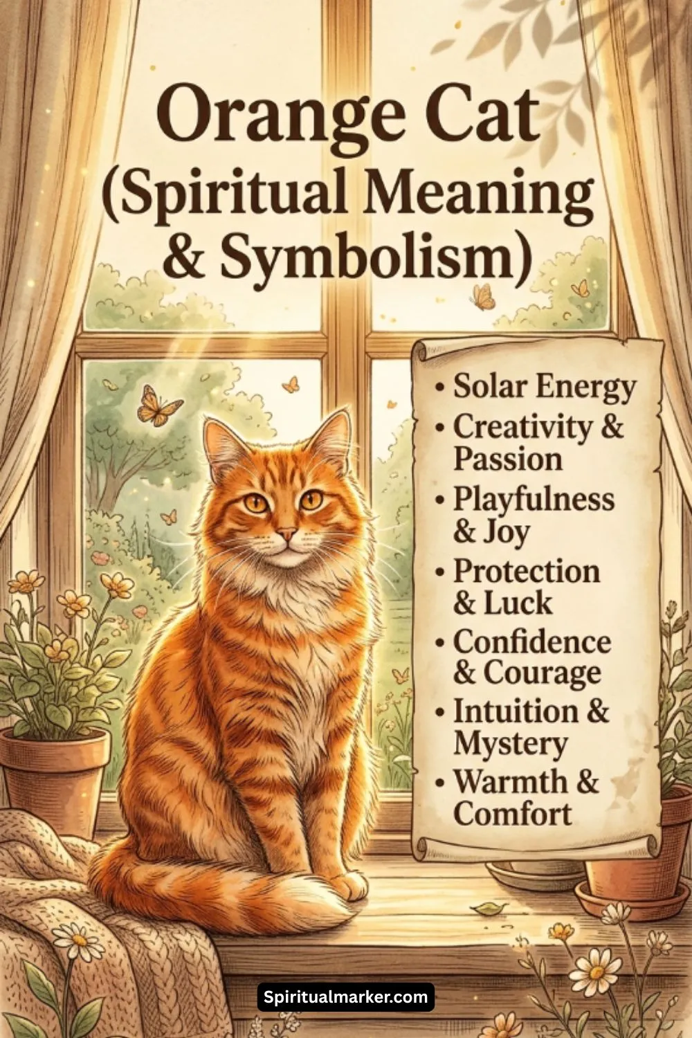 Spiritual Meaning of Orange Cat