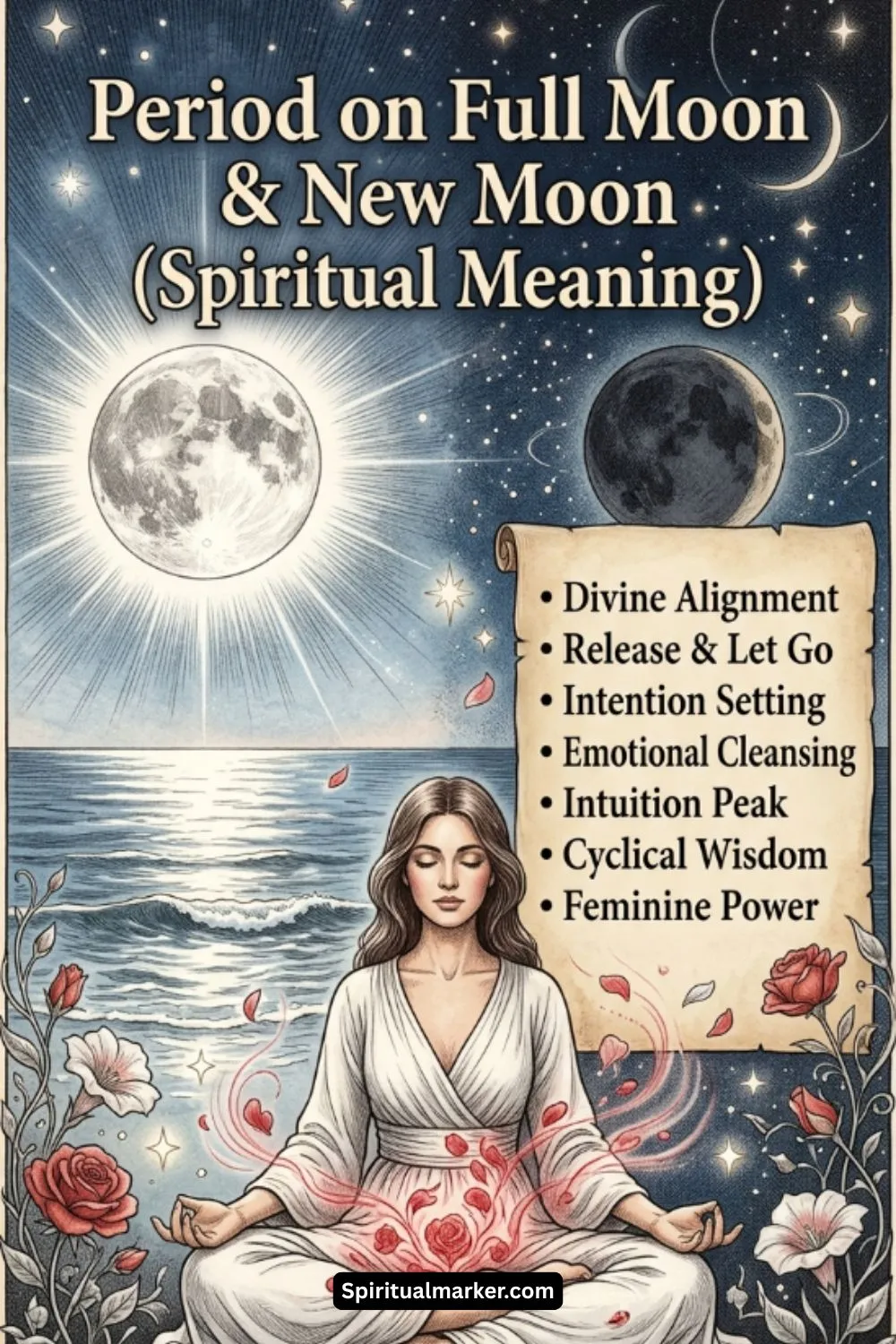 Spiritual Meaning of Period on Full Moon and New Moon