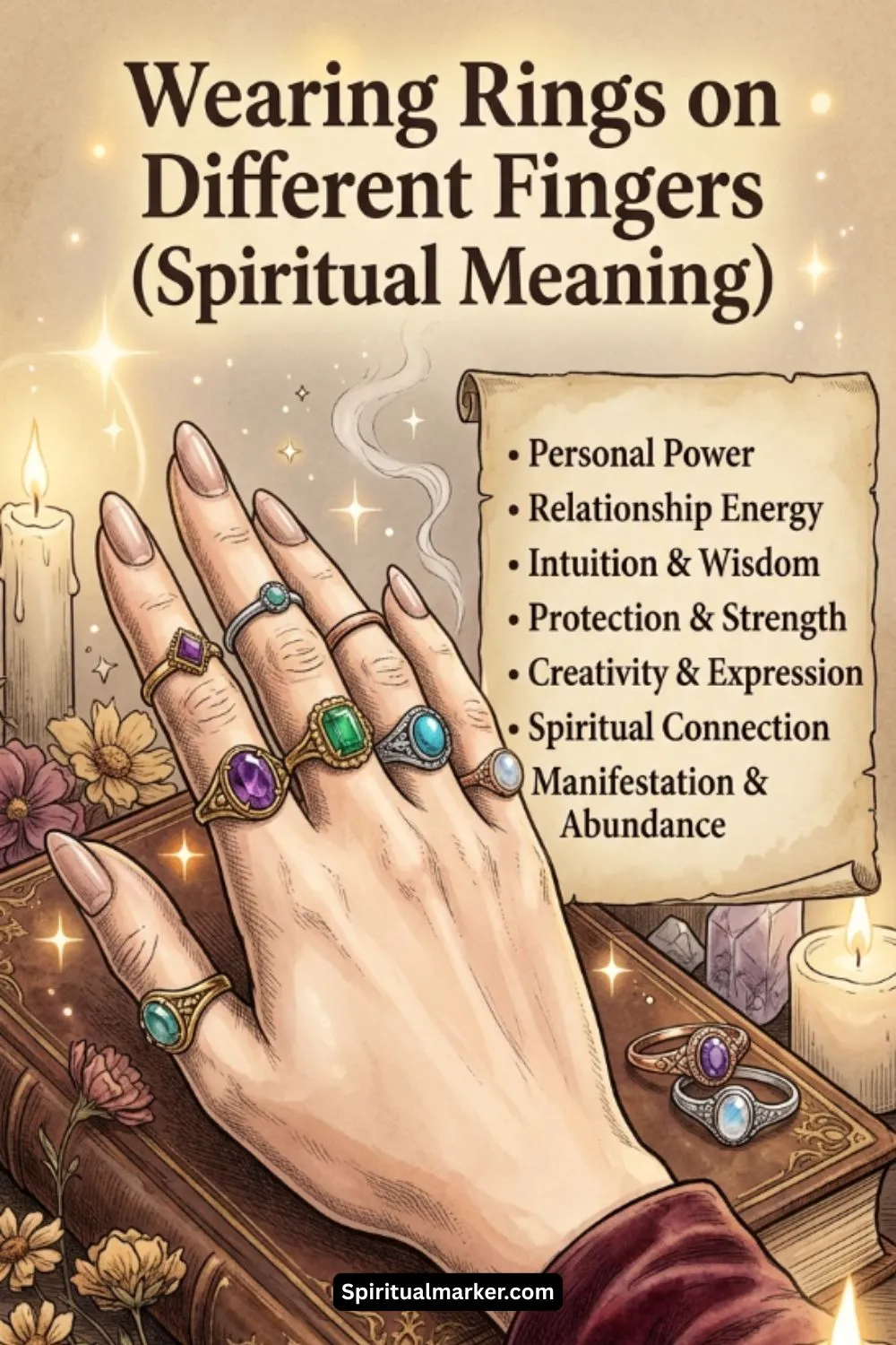 Spiritual Meaning of Wearing Rings on Different Fingers