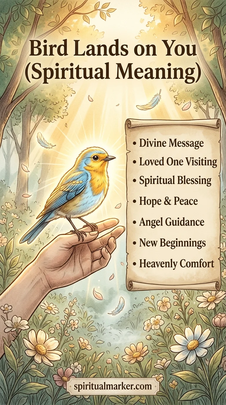 Bird Lands on You Spiritual Meaning