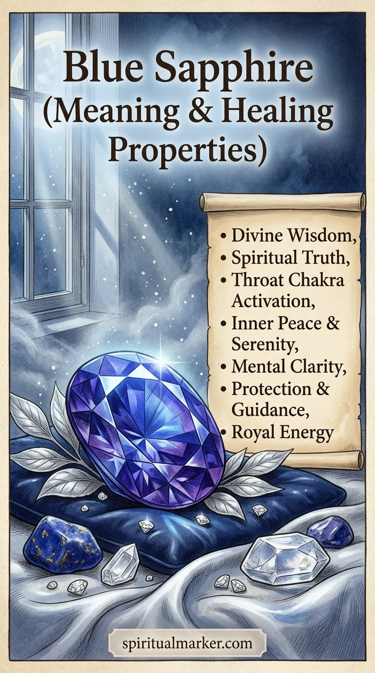 Blue Sapphire Meaning and Healing Properties