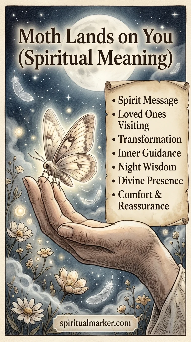 Moth Lands on You Spiritual Meaning