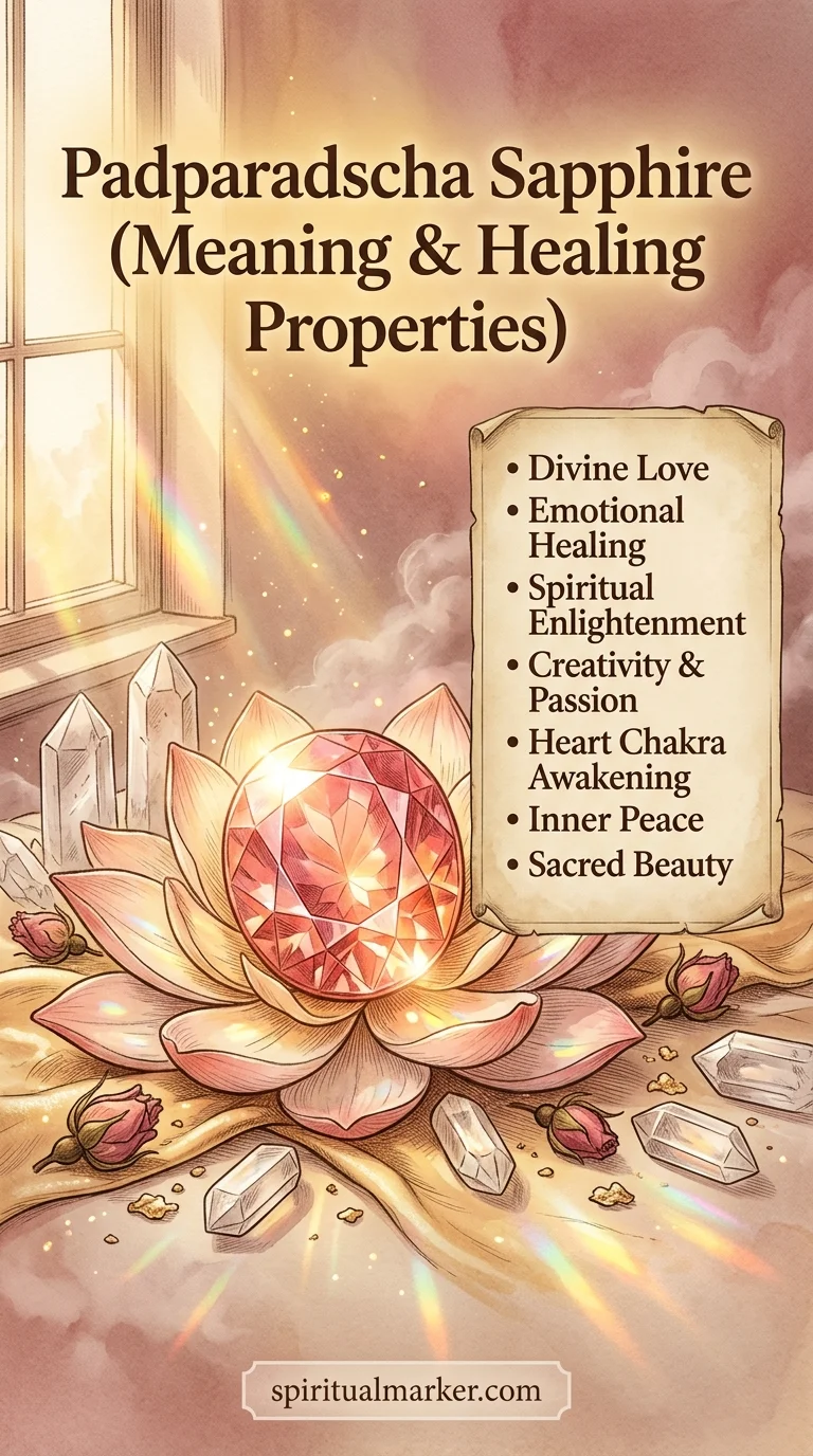 Padparadscha Sapphire Meaning and Healing Properties