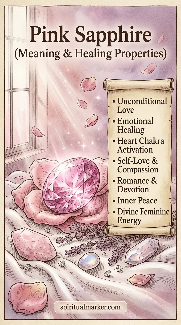 Pink Sapphire Meaning and Healing Properties